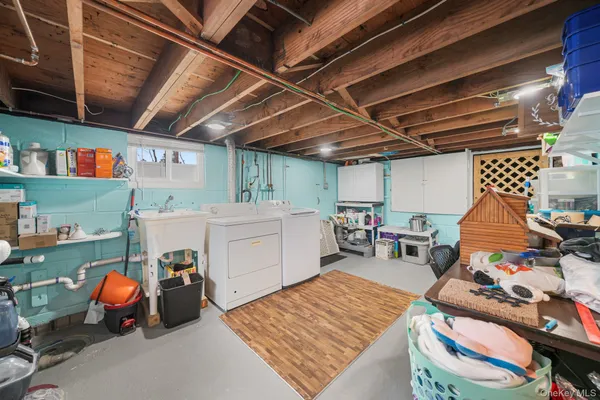 a view of storage and utility room