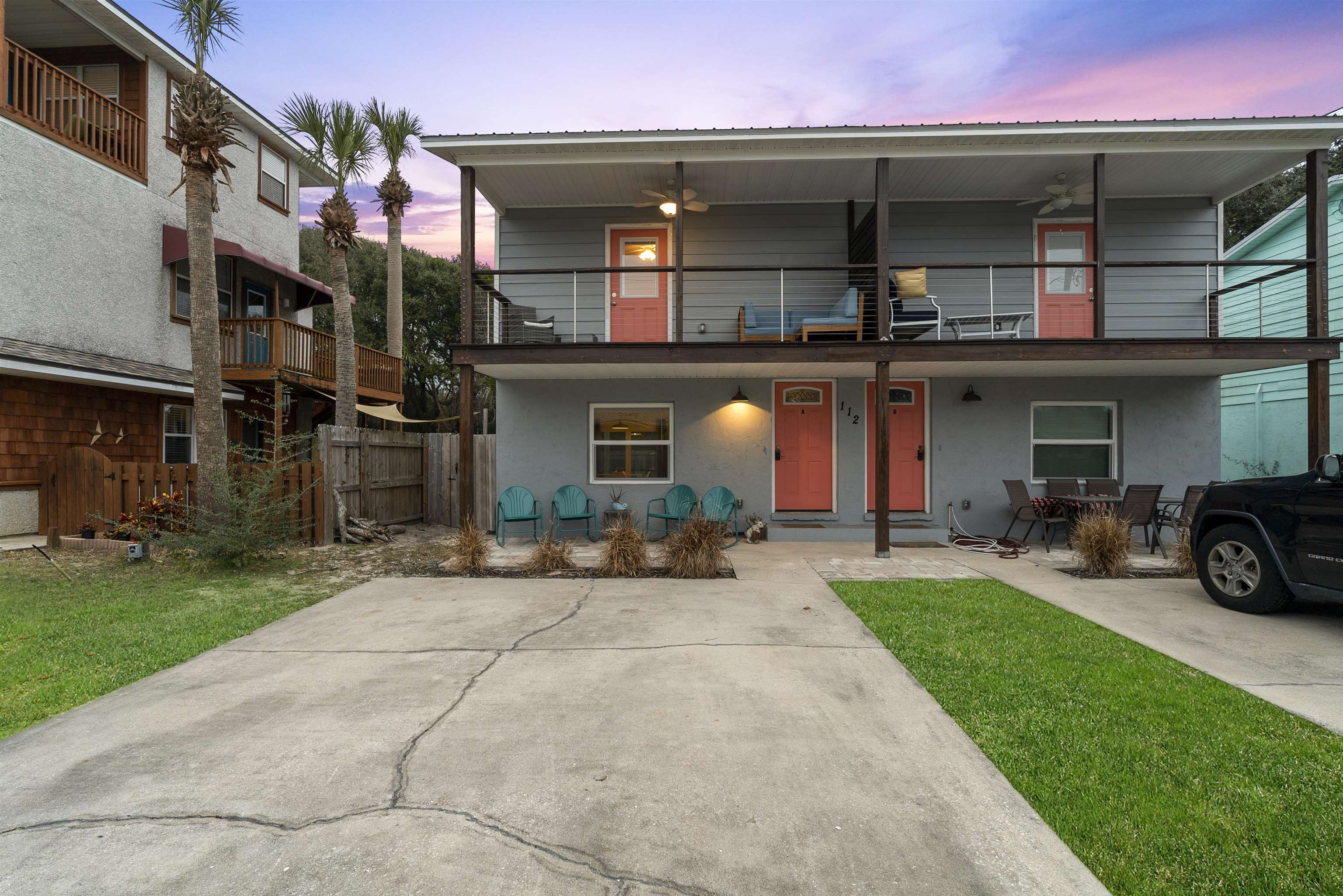 112 E Street St. Augustine, FL 32080 - Photo 25 of 41 a view of a building with sitting area and entertaining space