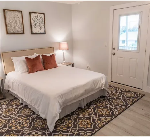 an aerial view of a city with lots of residential buildings