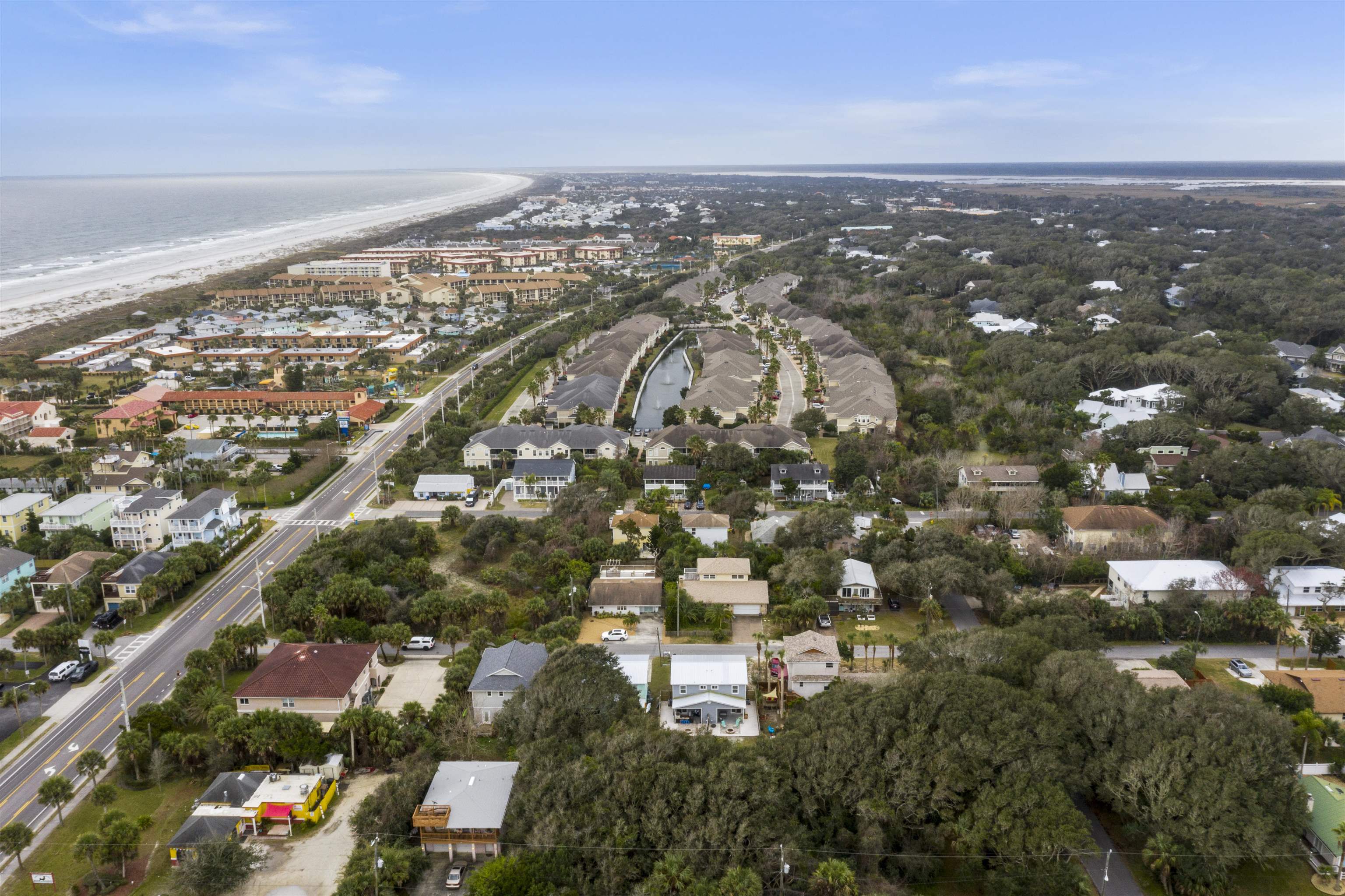 112 E Street St. Augustine, FL 32080 - Photo 38 of 41 an aerial view of residential building with green space