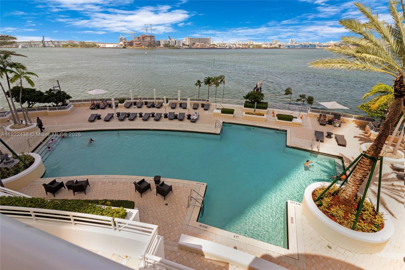 848 Brickell Key Drive, Unit 3905 Miami, FL 33131 - Photo 40 of 47 an aerial view of a house with outdoor space