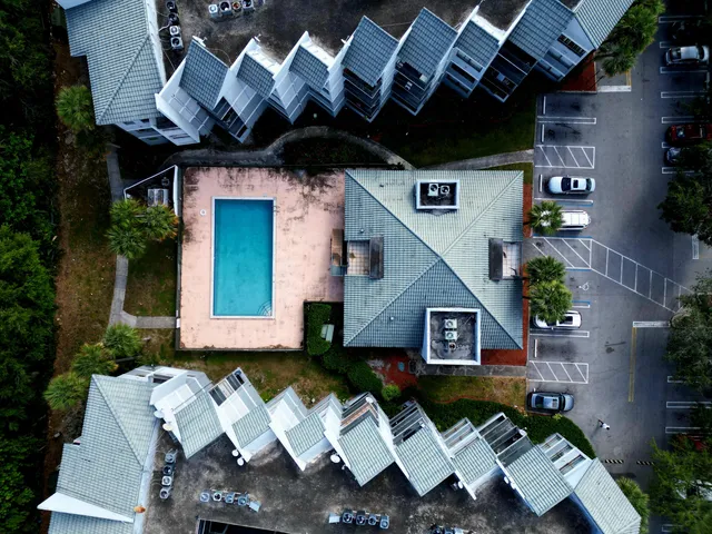 a view of a house with a patio