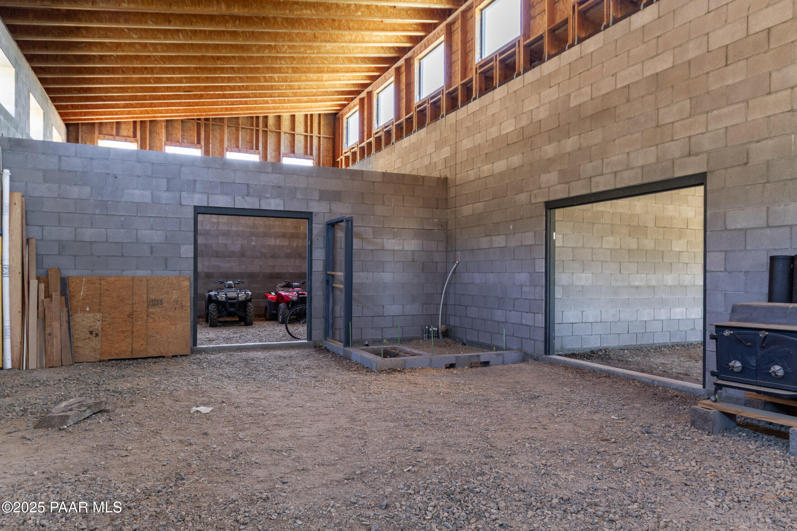 1320 Grisby Road Skull Valley, AZ 86338 - Photo 59 of 77 Large-Backroom-of-Workshop-View-1-scaled