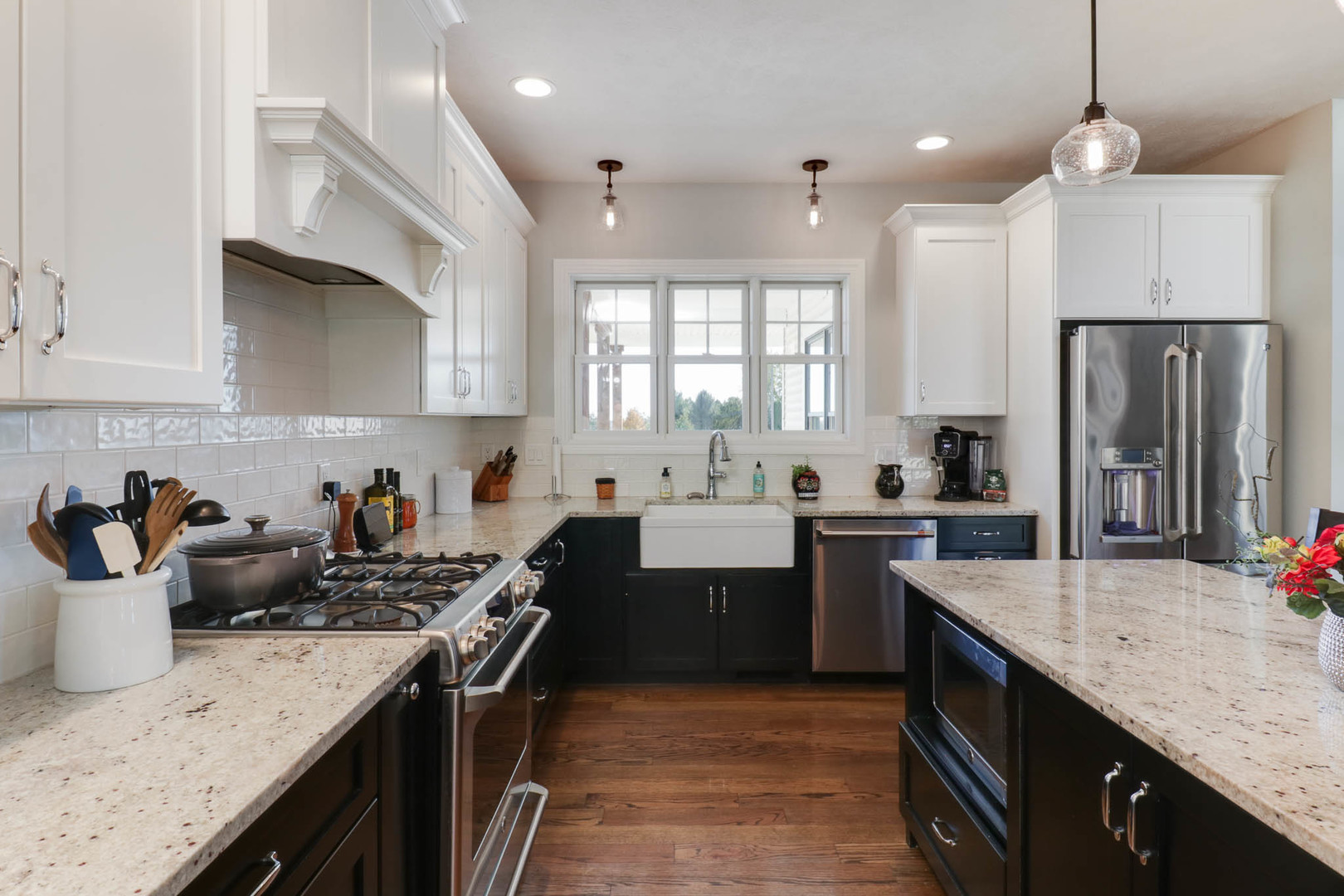 16658 North 200 East Road Danvers, IL 61732 - Photo 15 of 47 a kitchen with a sink stove and refrigerator
