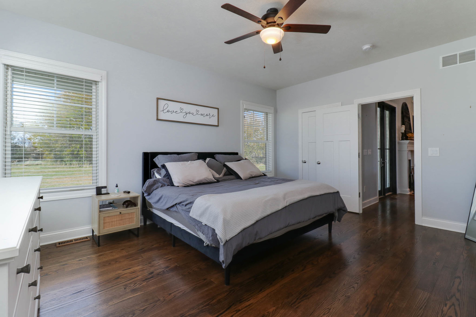 16658 North 200 East Road Danvers, IL 61732 - Photo 23 of 47 a bedroom with a bed and a large window