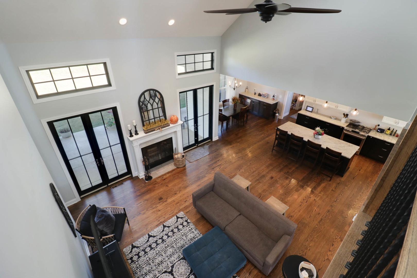 16658 North 200 East Road Danvers, IL 61732 - Photo 28 of 47 a living room with furniture and a wooden floor