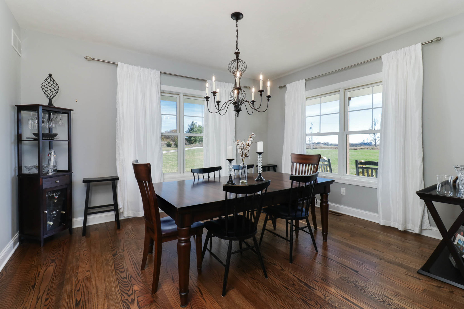 16658 North 200 East Road Danvers, IL 61732 - Photo 4 of 47 a view of a dining room with furniture window and wooden floor