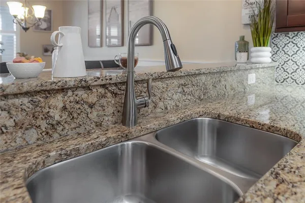 a kitchen with a stove and a microwave