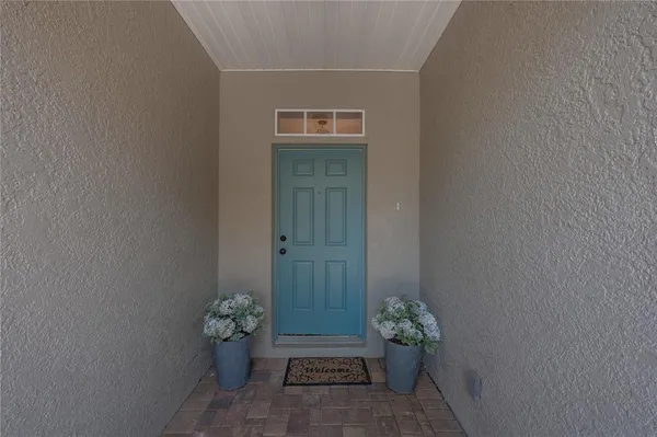 a house with a entryway