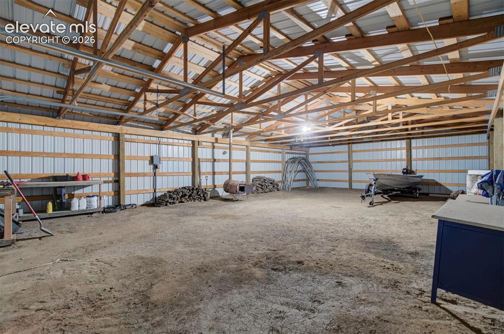 33455 Fossinger Road Yoder, CO 80864 - Photo 5 of 30 View of 30 x 50 barn/garage/workshop