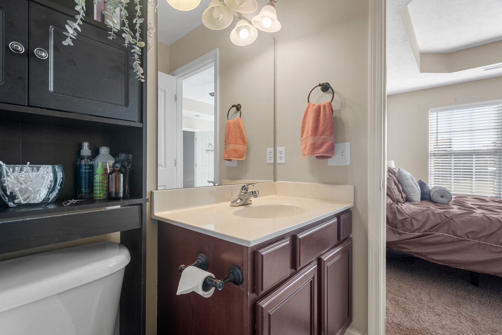 1413 Fall Parkway Murfreesboro, TN 37129 - Photo 29 of 51 a en suite bathroom with a sink and a mirror