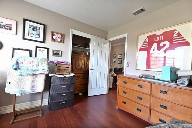 a front view of house with yard and outdoor seating