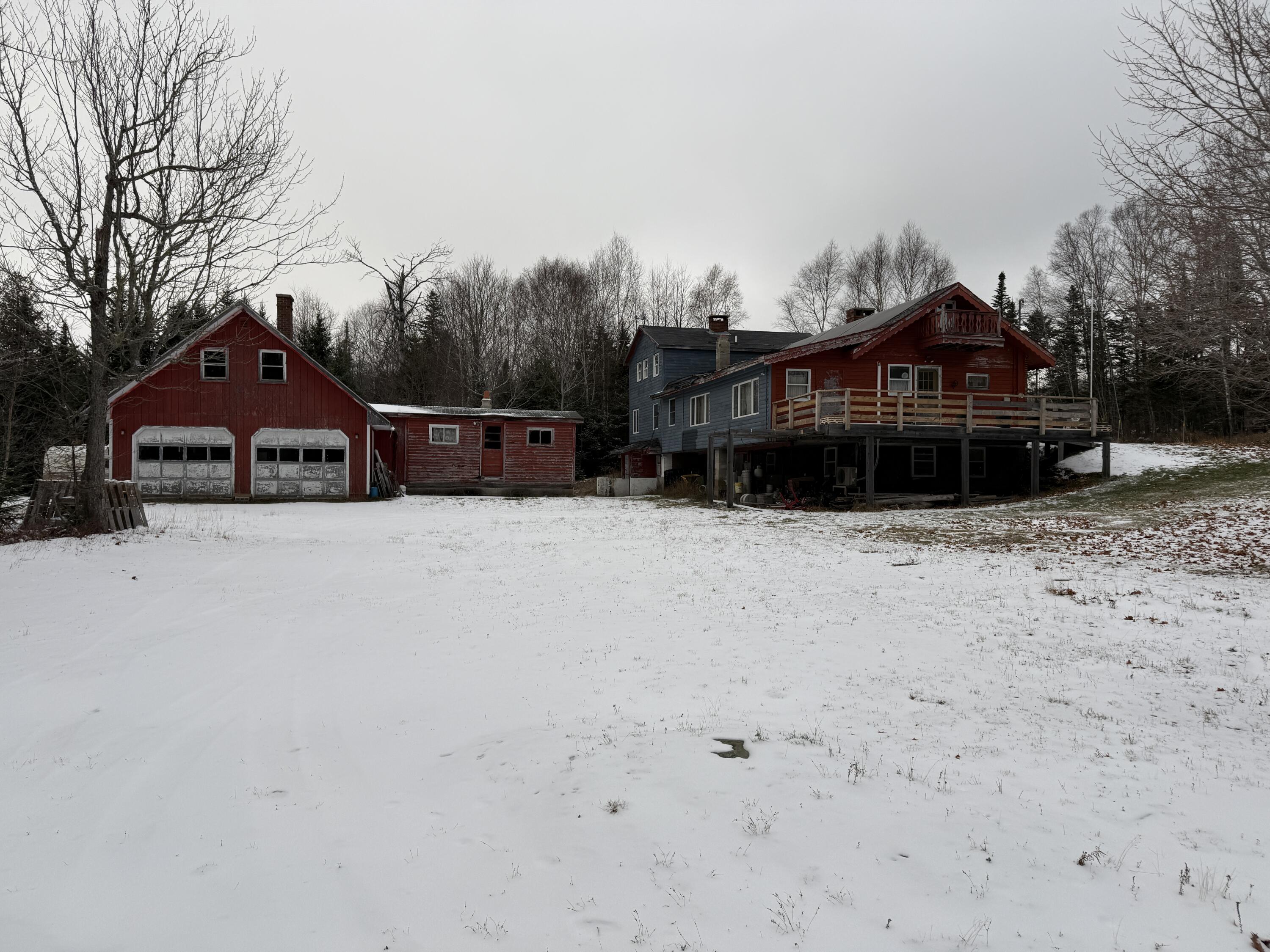 67 Harold Ross Road Dallas Plt, ME 04970 - Photo 2 of 2 Home and Garage - 67 Harold Ross Road, d