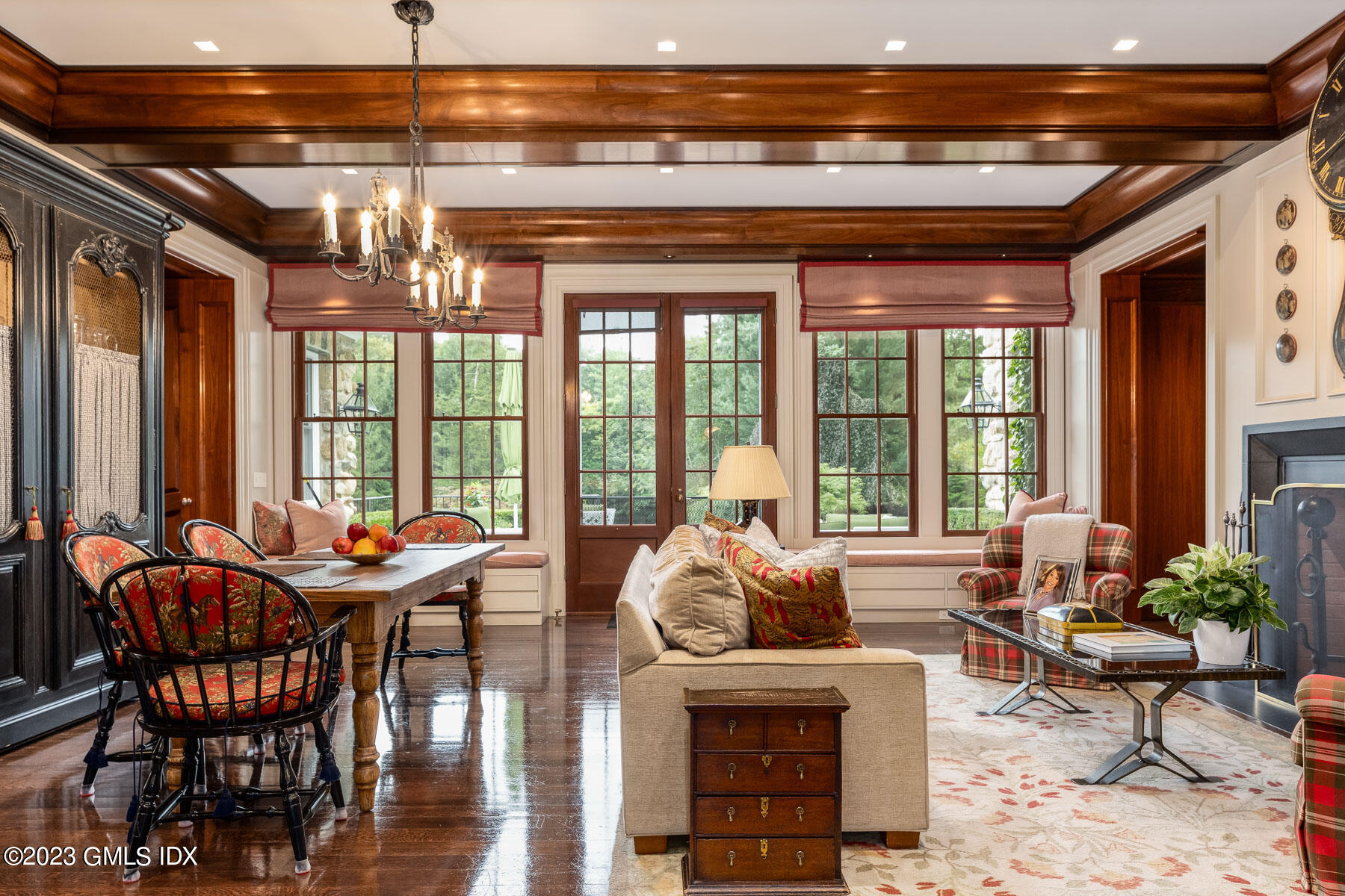 50 Dingletown Road Greenwich, CT 06830 - Photo 11 of 35 a living room with furniture and a large window