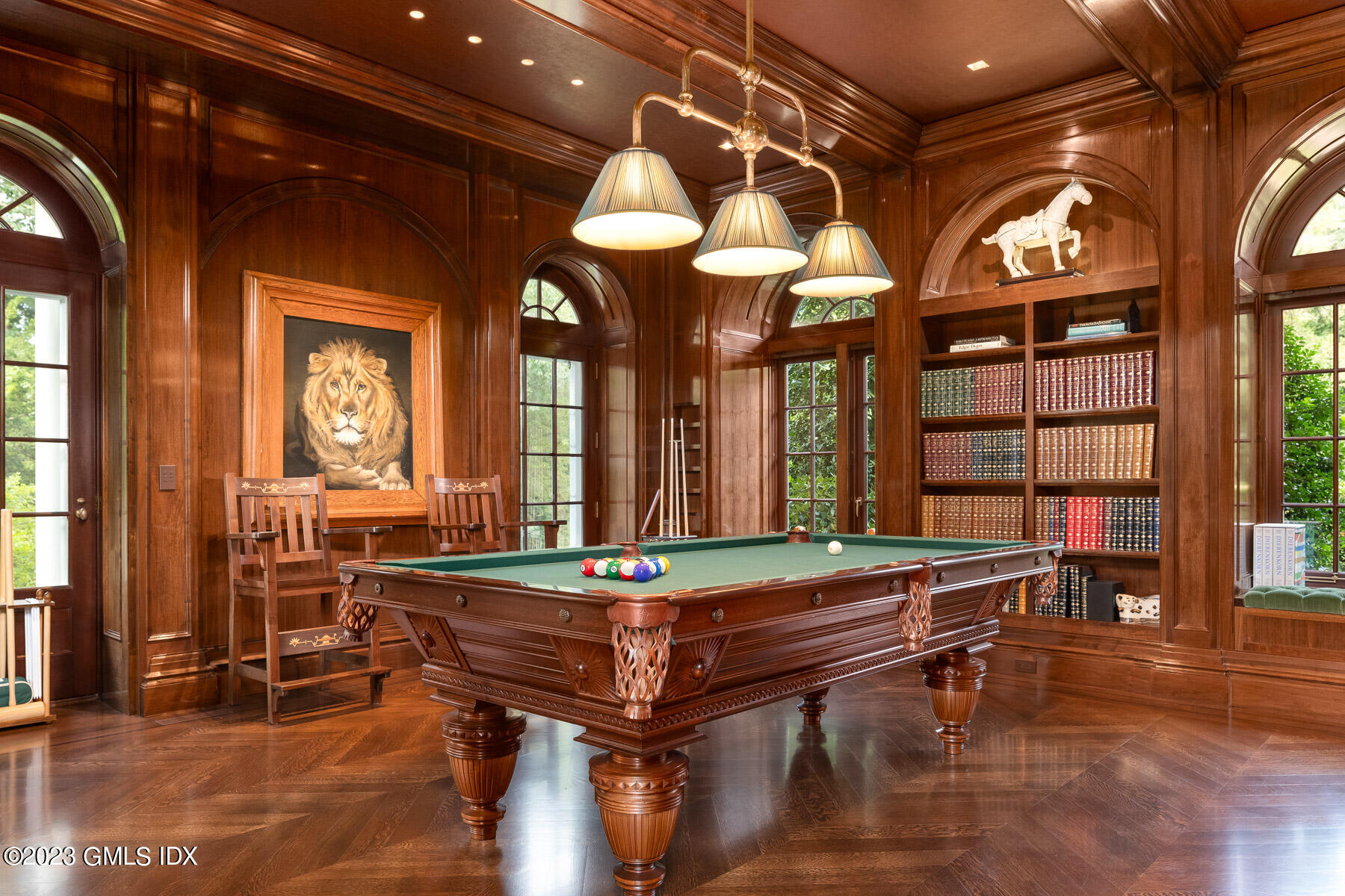 50 Dingletown Road Greenwich, CT 06830 - Photo 7 of 35 a room with lots of furniture and large windows