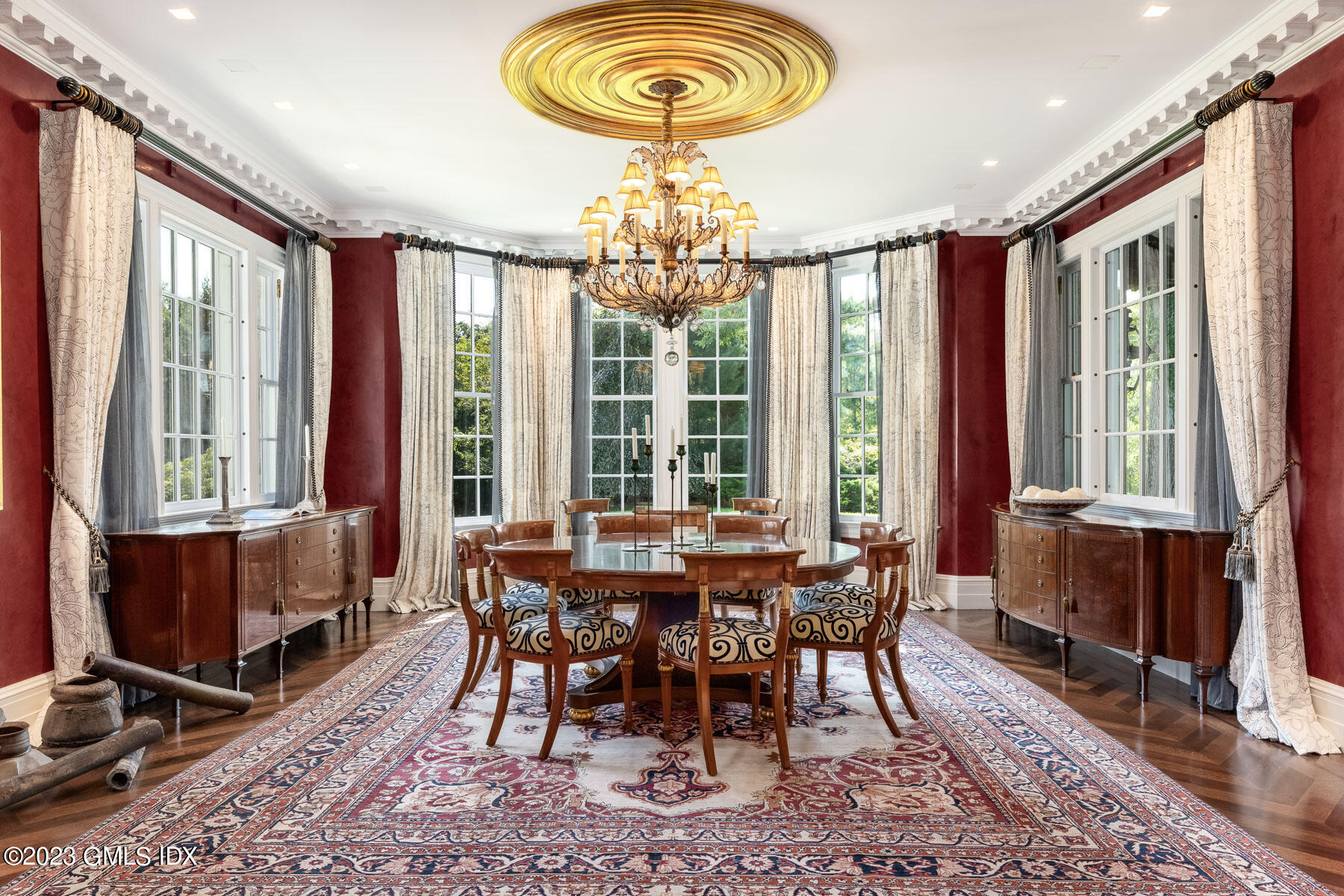 50 Dingletown Road Greenwich, CT 06830 - Photo 8 of 35 a view of a dining room with furniture window and outside view
