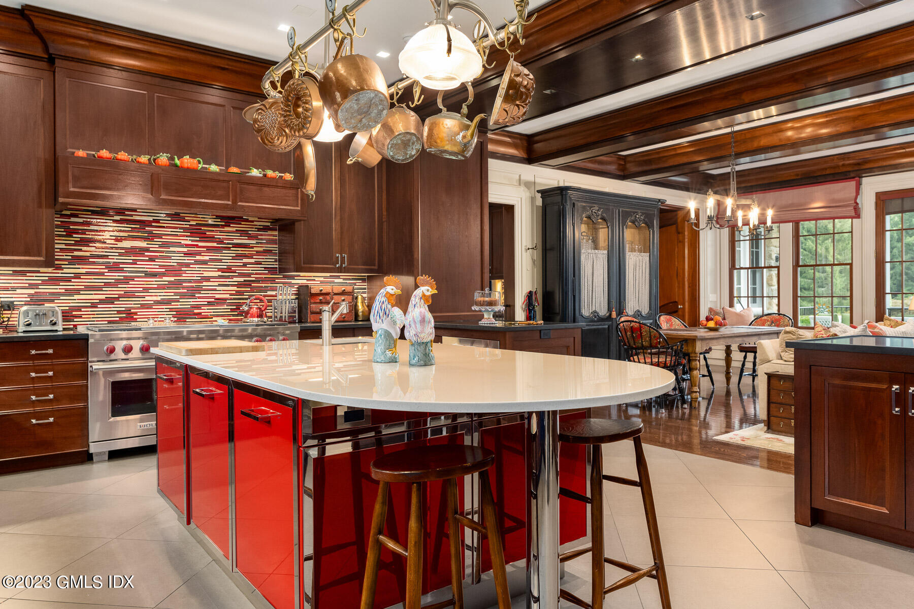 50 Dingletown Road Greenwich, CT 06830 - Photo 9 of 35 a large kitchen with a table and chairs