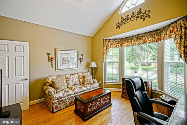 a bedroom with a bed and furniture