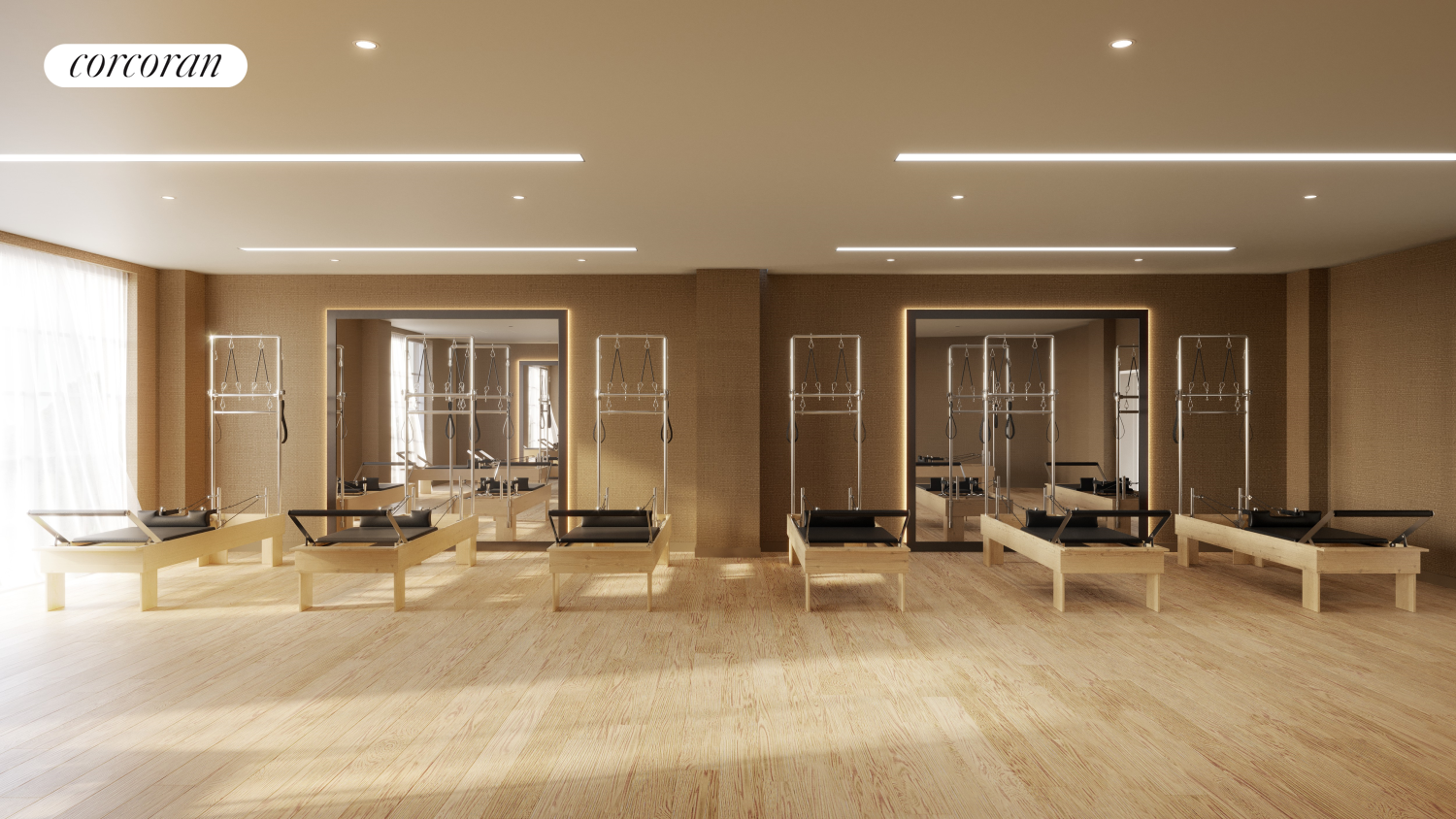 85 Fleet Street, Unit 79D Brooklyn, NY 11201 - Photo 10 of 19 a view of a room with gym equipment