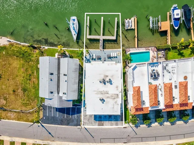 a aerial view of multiple house