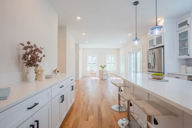 a very nice looking room with a large window