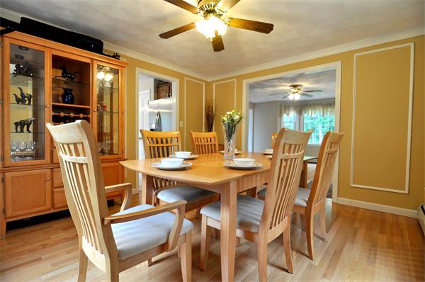 81 R Tenney Road Westford, MA 01886 - Photo 7 of 18 a view of a dining room with furniture and wooden floor
