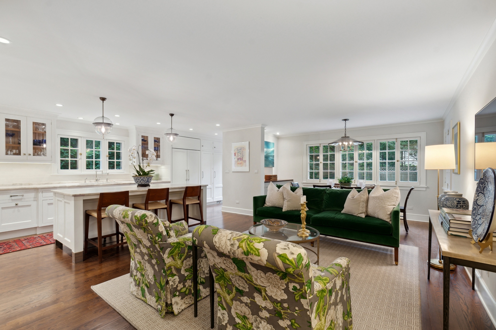 460 Washington Road Lake Forest, IL 60045 - Photo 15 of 50 a living room with fireplace furniture and a large window