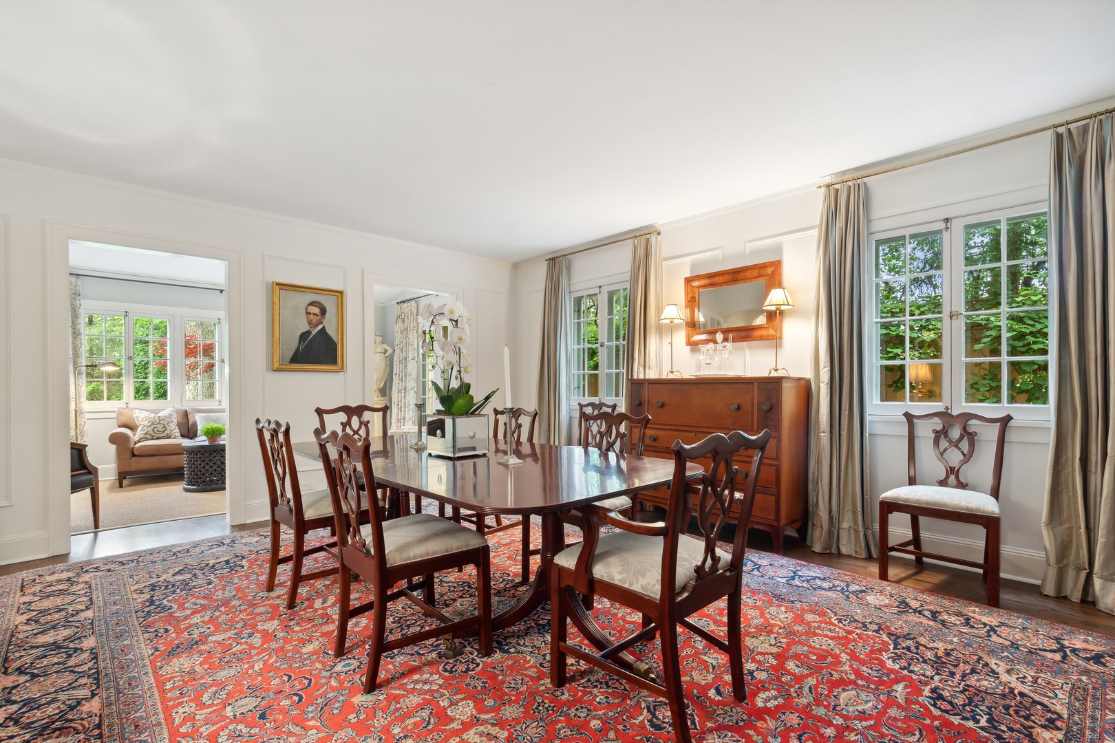 460 Washington Road Lake Forest, IL 60045 - Photo 19 of 50 a view of a dining room with furniture window and outside view