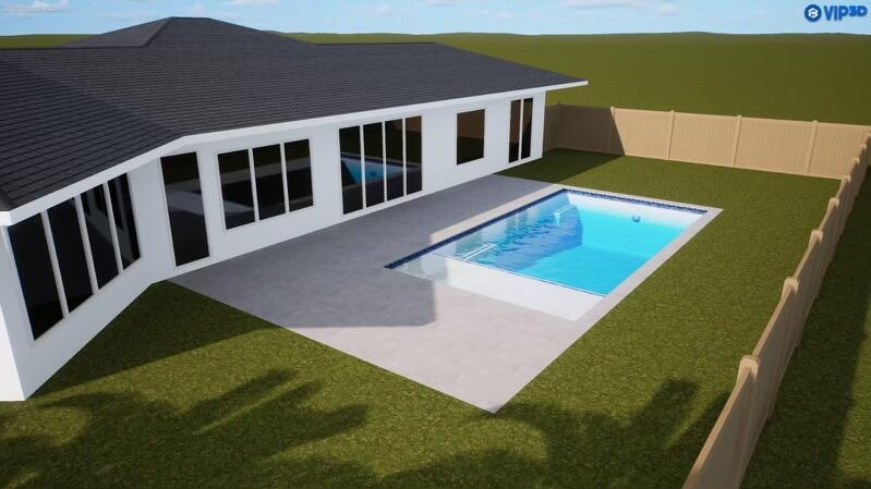 509 Rye Lane Delray Beach, FL 33444 - Photo 18 of 20 Pool rendering