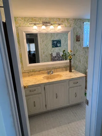 a view of a bathroom