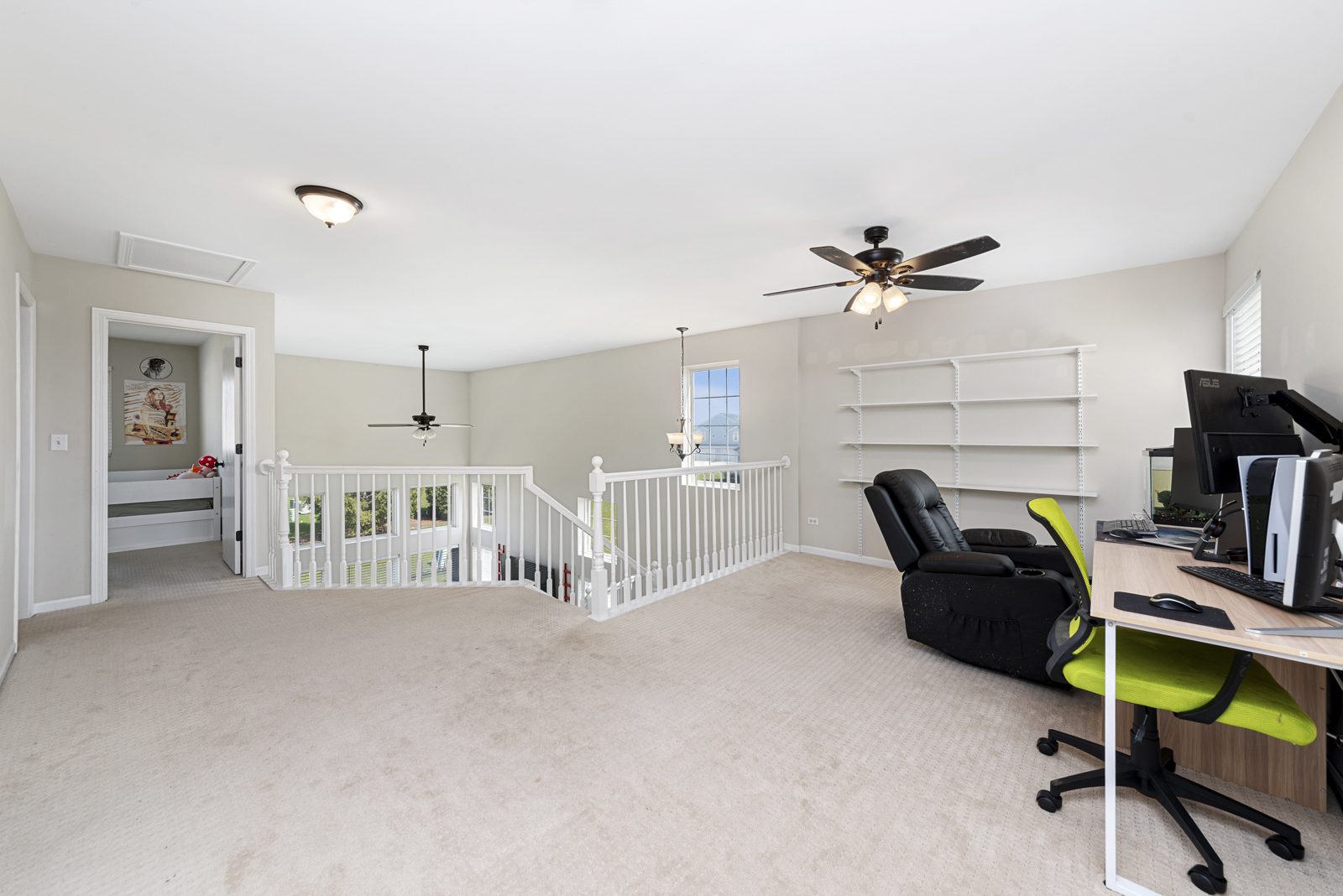 1020 Key Largo Drive Romeoville, IL 60446 - Photo 17 of 22 a workspace with furniture and white walls