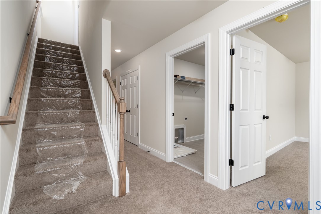 8365 Abbey Road Richmond, VA 23235 - Photo 29 of 53 2nd floor hallway & steps leading to 3rd floor