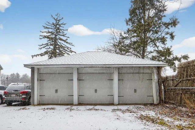 a view of a house with a swimming pool
