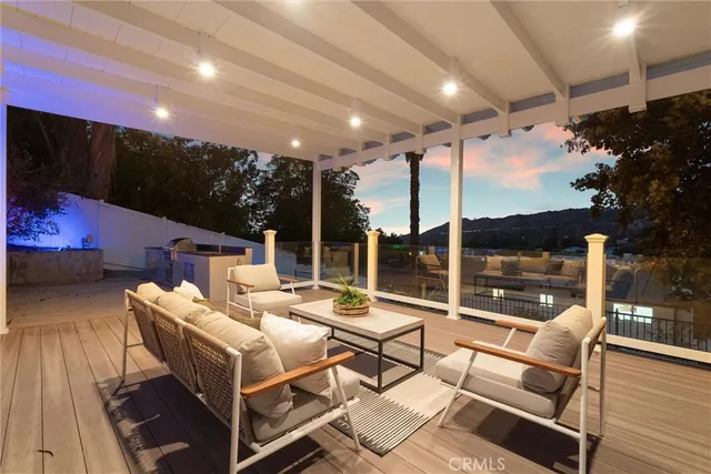 a outdoor space with furniture