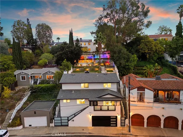 a view of city with tall buildings