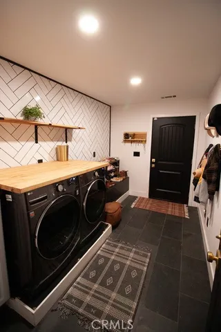 a view of storage and utility room