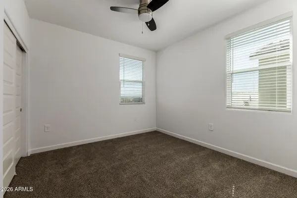 a view of a livingroom with a window