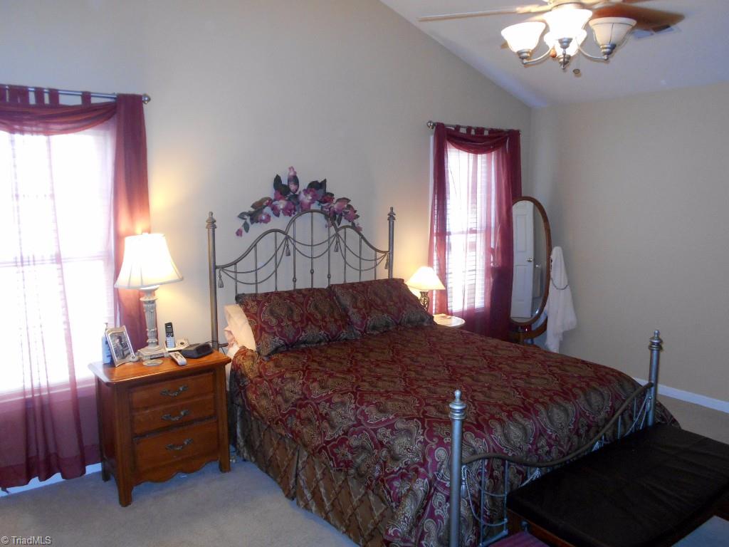 4301 Shade Tree Court High Point, NC 27265 - Photo 12 of 23 Master has high ceilings and a ceiling fan