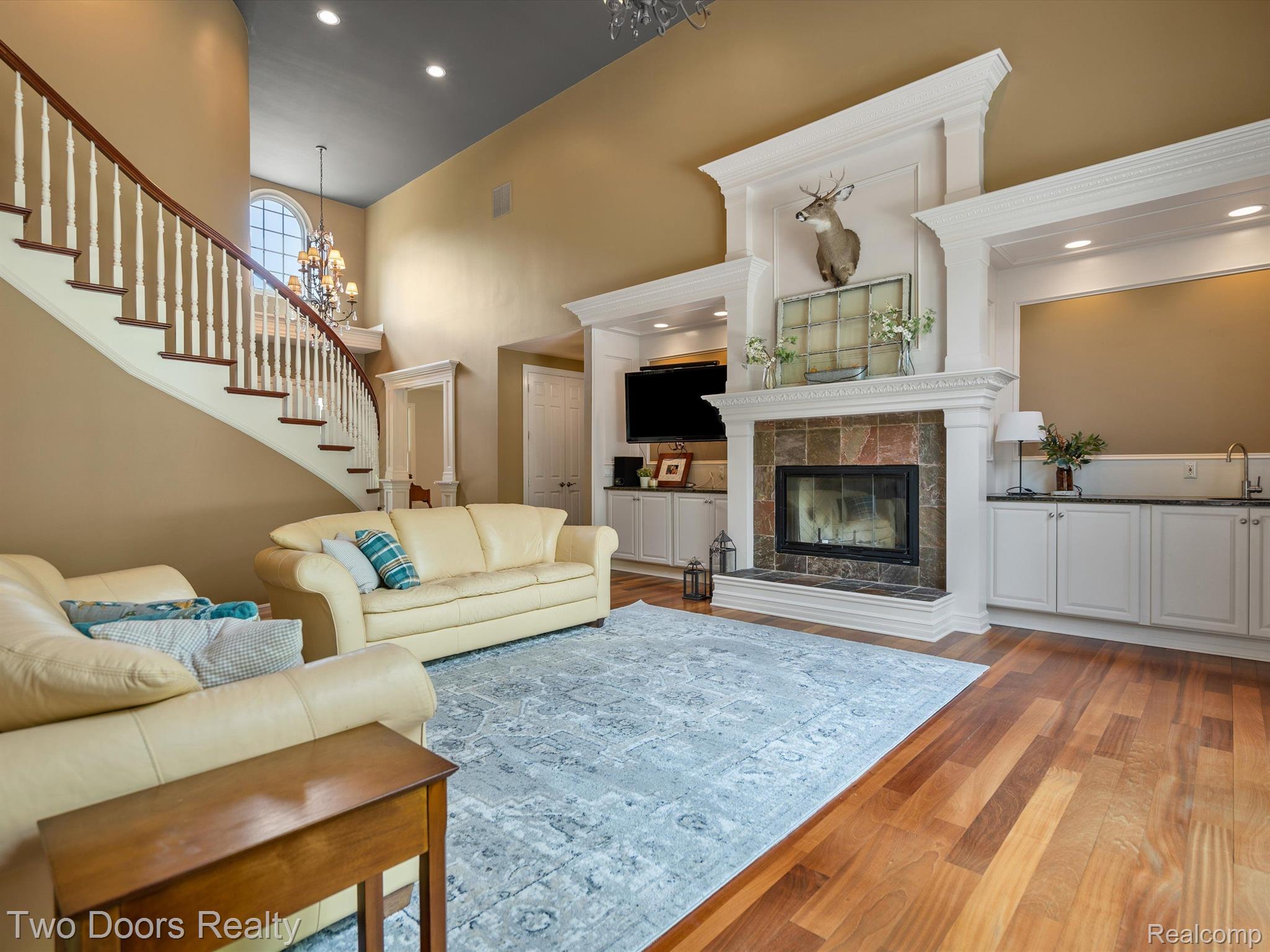 4060 Lake George Road Leonard, MI 48367 - Photo 18 of 86 Natural fireplace and wet bar