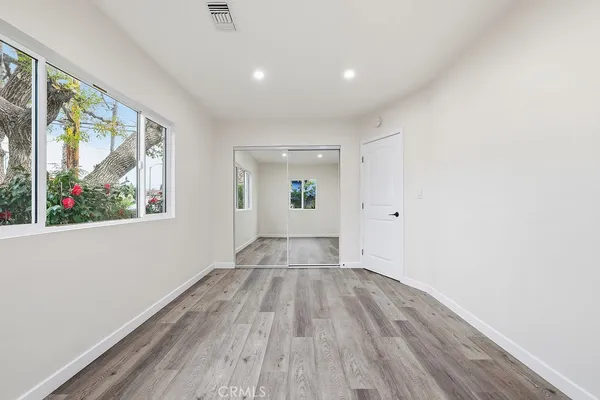 a view of wooden floor in a room