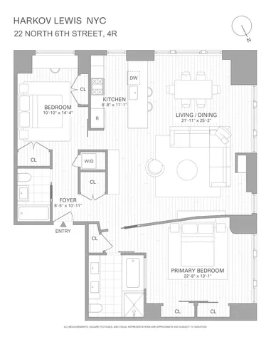 $2,395,000 | 22 North 6th Street, Unit 4R | Williamsburg