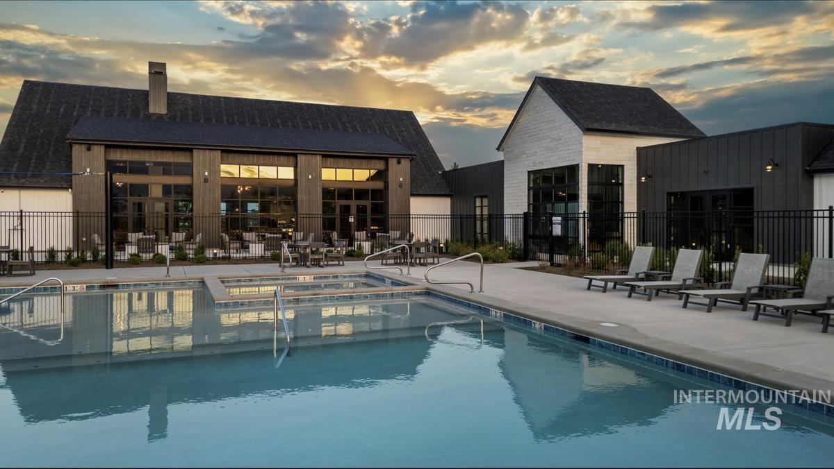 13331 North Spring Creek Way Boise, ID 83714 - Photo 35 of 43 Relaxing pool / spa featuring a patio area