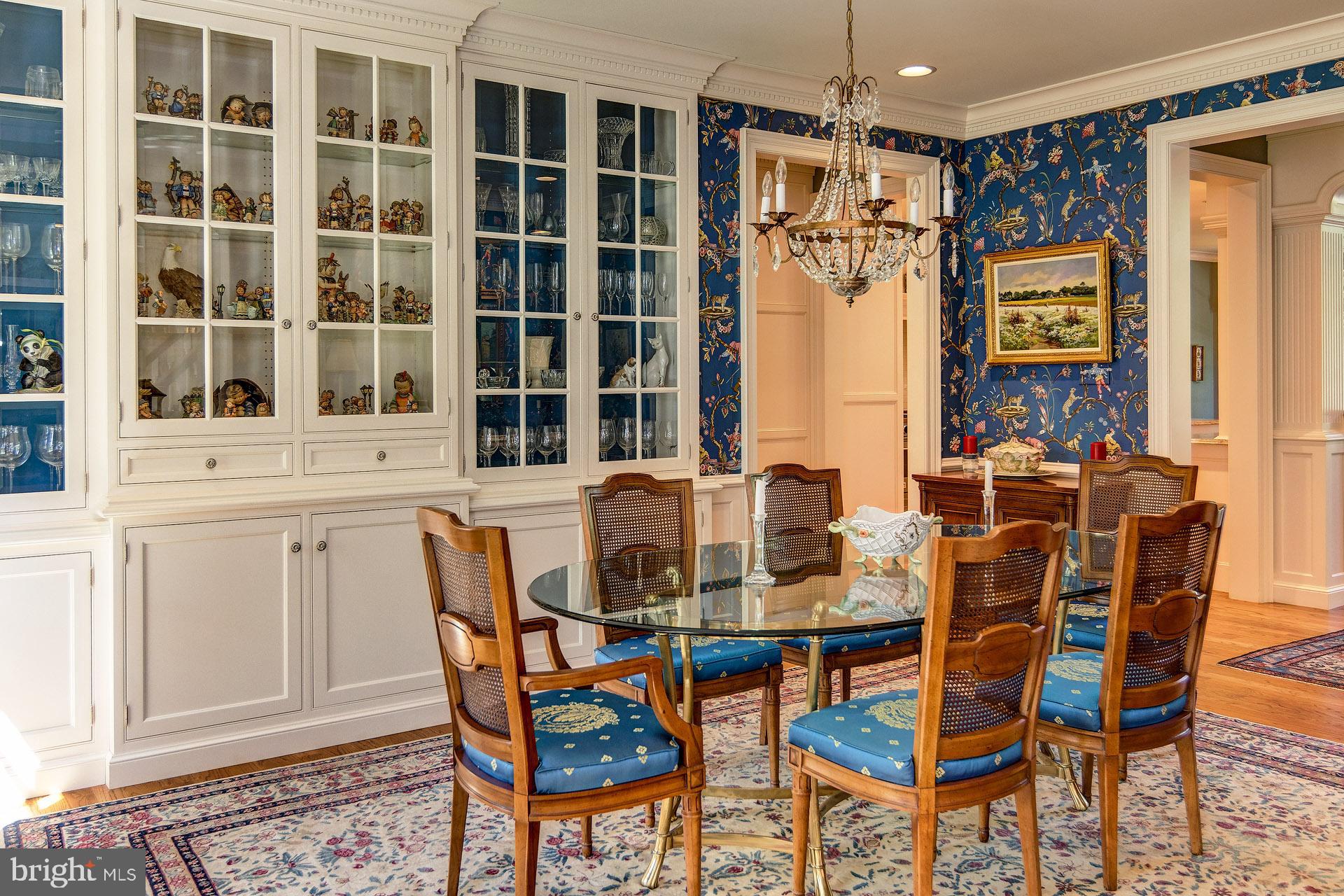 135 Winding Way Haddonfield, NJ 08033 - Photo 16 of 100 a view of a dining room with furniture and window