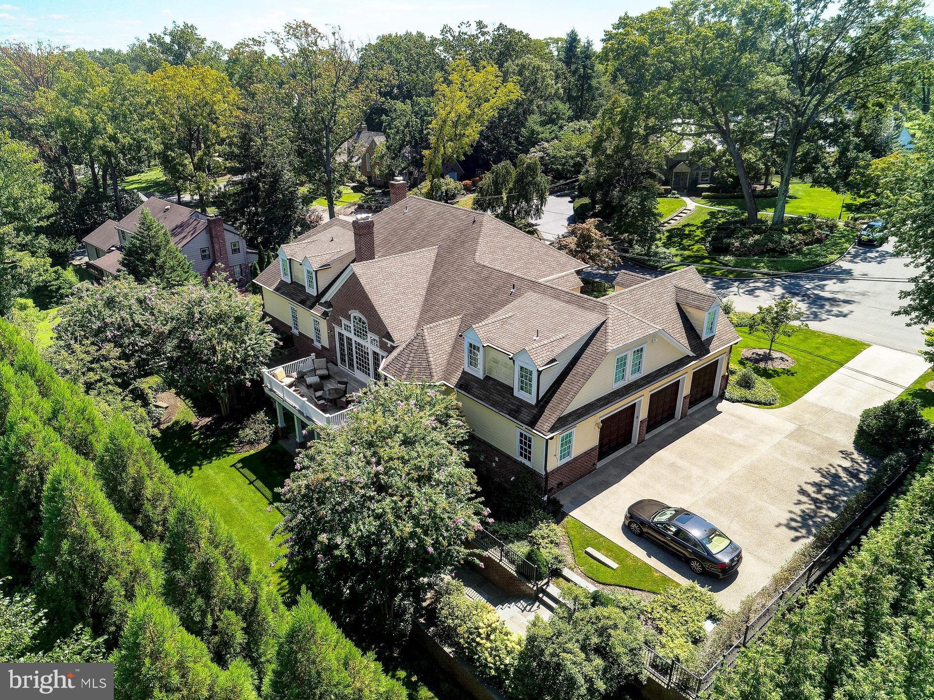 135 Winding Way Haddonfield, NJ 08033 - Photo 86 of 100 an aerial view of a house with an outdoor space