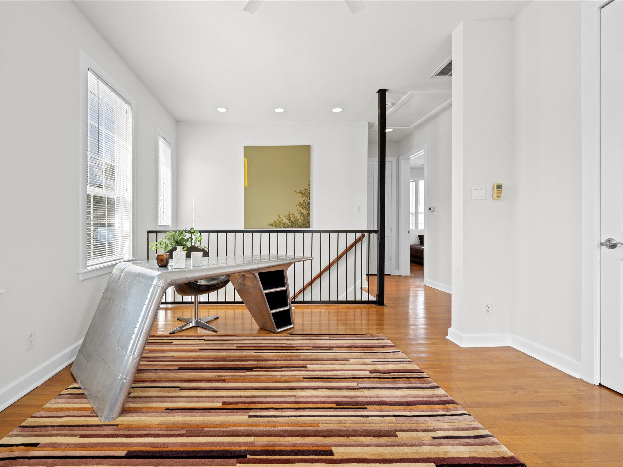 302 West Drew Street Houston, TX 77006 - Photo 23 of 48 a view of entryway and hall with wooden floor