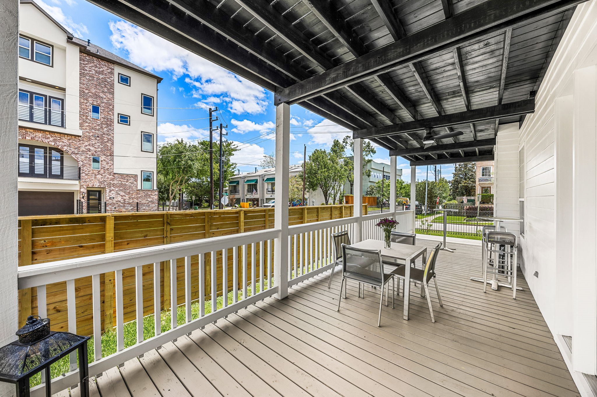 302 West Drew Street Houston, TX 77006 - Photo 8 of 48 a view of a balcony with chairs