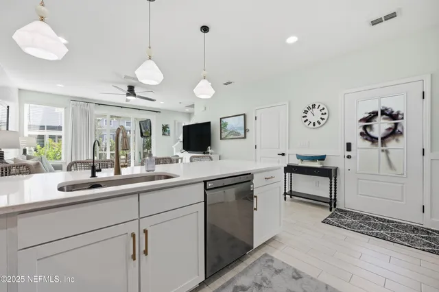 a view of center island of the kitchen