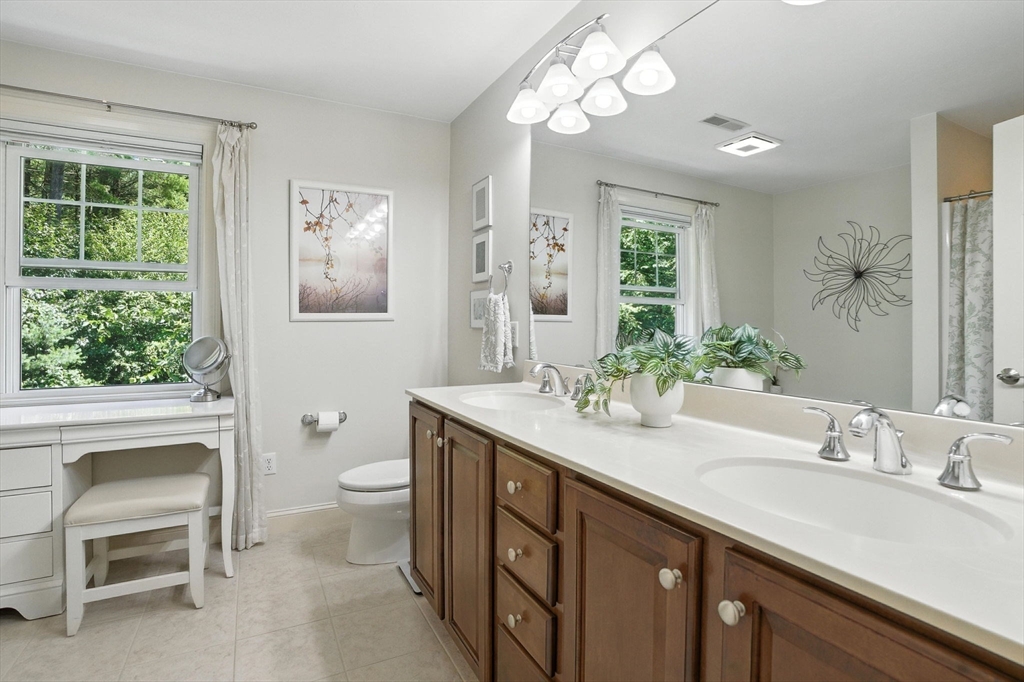 5 Trail Ridge Way, Unit C Harvard, MA 01451 - Photo 19 of 26 a bathroom with a sink a toilet and a mirror