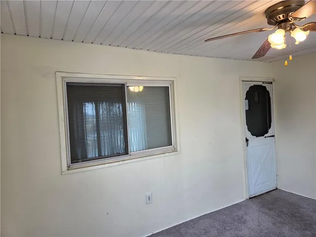 a view of an entryway of a house