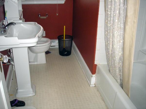 3220 Oliver Road Northeast Roanoke, VA 24012 - Photo 6 of 10 a bathroom with a sink and toilet